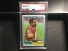 Art Monk Cards, Rookie Card and Autographed Memorabilia Guide 4