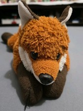 FAO Schwarz Adopt A Pet Red Fox Plush Retired Floppy Woodland Animals HTF 18