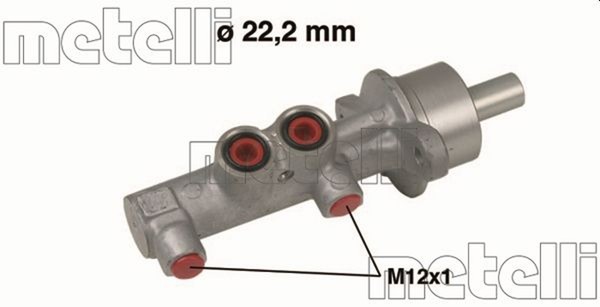 Metelli Hauptbremszylinder 05-0540 FüR Corsa Opel X01 Aluminium Combo Tour F08-image