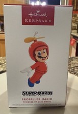 2024 Hallmark Keepsake Ornament Super Mario Propeller Mario New In Box
