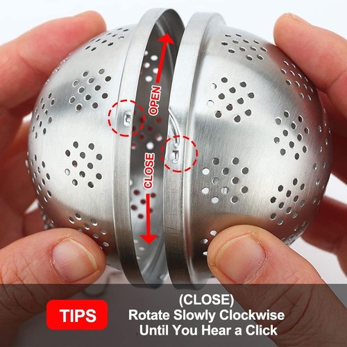 Spice Ball Extra Large For Cooking, Seasoning Ball, Spice Infuser, Tea Ball F... - Picture 5 of 6