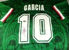Luis Garcia / Autographed Team Mexico Umbro Brand Pro-Style Soccer Jersey / BAS