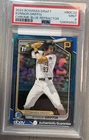 2024 BOWMAN DRAFT CHROME KONNOR GRIFFIN 1st RC TRUE BLUE REFRACTOR #/150 PSA 9