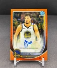 2025 Bowman Chrome Mega - QUINTEN POST - Orange Mojo AUTO #/25 Warriors #BCA-QP