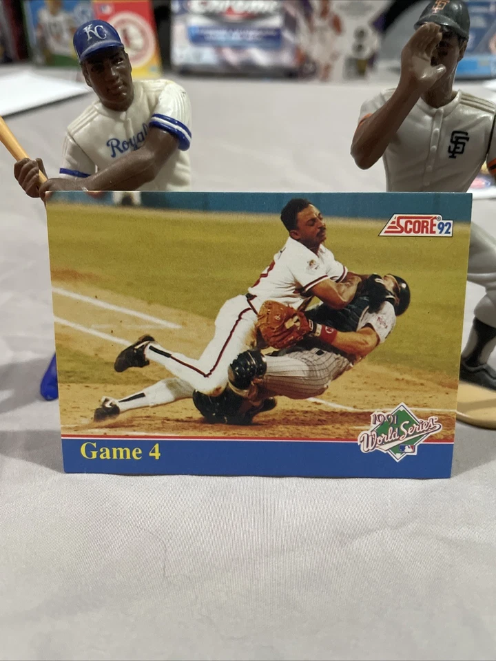1992 Score Lonnie Smith 1991 World Series Game 4 Atlanta Braves - Image 3 of 3