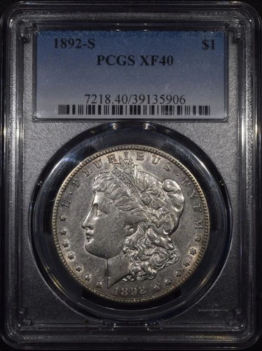 1892-S Morgan Silver Dollar "PCGS XF40"
