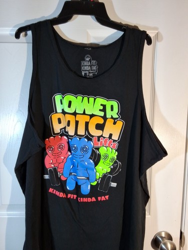 Power Patch Muscle Shirt Men’s Size 3X "KINDA FIT, KINDA FAT"