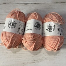 Lot Of 3 Loops & Threads Capri Yarn, Apricot ...