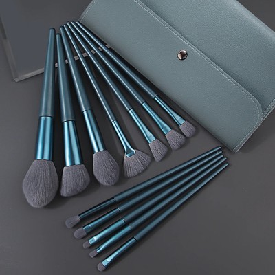 13PCS high appearance level soft multi-functional makeup brush set & Portable la