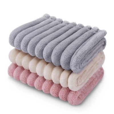 1 Pack 3 Soft Dog Blanket Washable Warm Fleece Cat Blankets for Pet Puppy Flu...