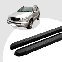 Trittbretter Passend FüR Mercedes ML W163 02/1998-06/2005 (Model: Maja, Farbe: S