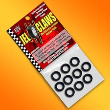 1/64 HO Scale Tyco Slot Car Tires 10pk Fits Magnum 440-X2, Mega G, Tomy Fronts