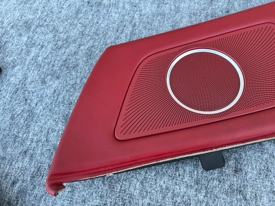 PANEL DE PUERTA TRASERA DERECHA CONVERTIBLE TAPICERÍA DE CUERO ROJO OEM 27K 13-17 AUDI A5 S5 RS5 Foto 3 de 4