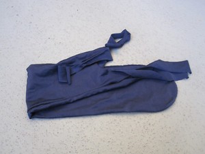Tail Bag Navy Blue Stretchy EUC