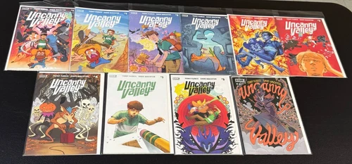 Uncanny Valley #1-6 With Variants Lot of 10 comics Boom Studios 2024 Fun Add-ons