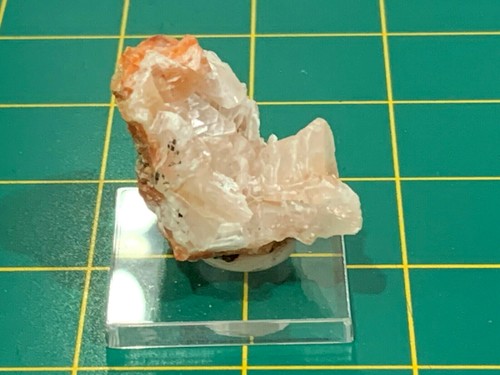 Thumbnail - Stilbite blades w/Heulandite on acrylic base- Nashik, India - Picture 4 of 8