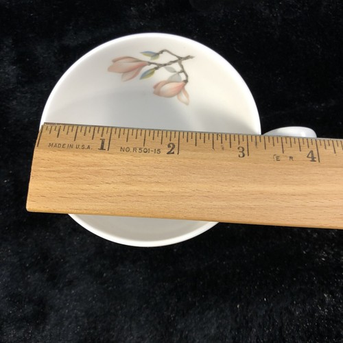 Ridgway Ophelia Fine English Bone China Footed Tea Cups Pair (2) RARE - Picture 8 of 9