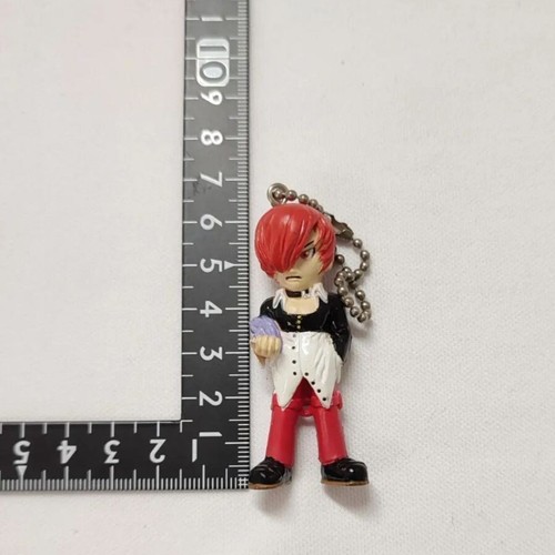 SNK KOF King of Fighters figure key chain Iori Yagami mascot Japan game m615 - Picture 3 of 6