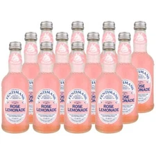 12 Pack 9.3 Fl Oz Fentimans Rose Lemonade Naturally Flavored Sparkling Drink