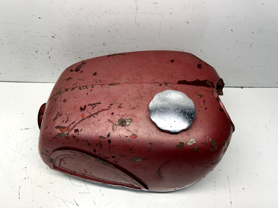 Honda CL77 CL 77 305 Tanque de gasolina / Tanque de combustible + Tapa / LIMPIO (1968) Foto 3 de 4