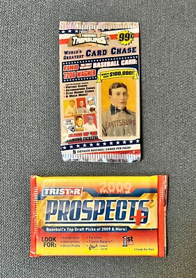 2006 2009 TriStar Prospects Plus Draft Pick Hidden Treasures Packs Trout RC Auto