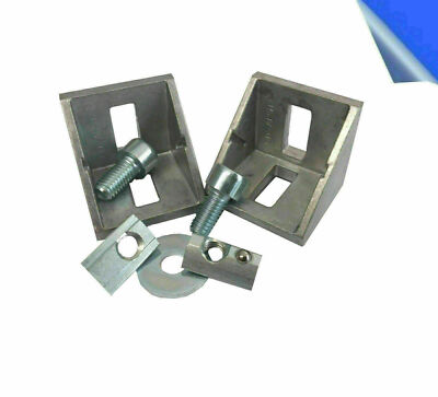 10x Befestigungsmaterial Winkel für 40x40 & 40x80 Nut 8 Aluprofil
