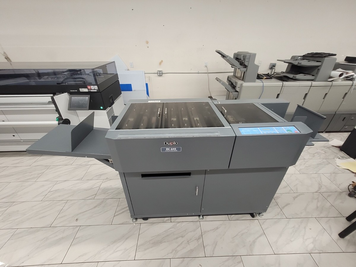 Duplo DC-645 Slitter/Cutter/Creaser Multifuncational Trimmer for