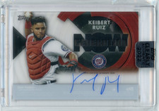 Keibert Ruiz Auto 2022 Topps Clearly Authentic Generation Now #GNA-RUI Nationals