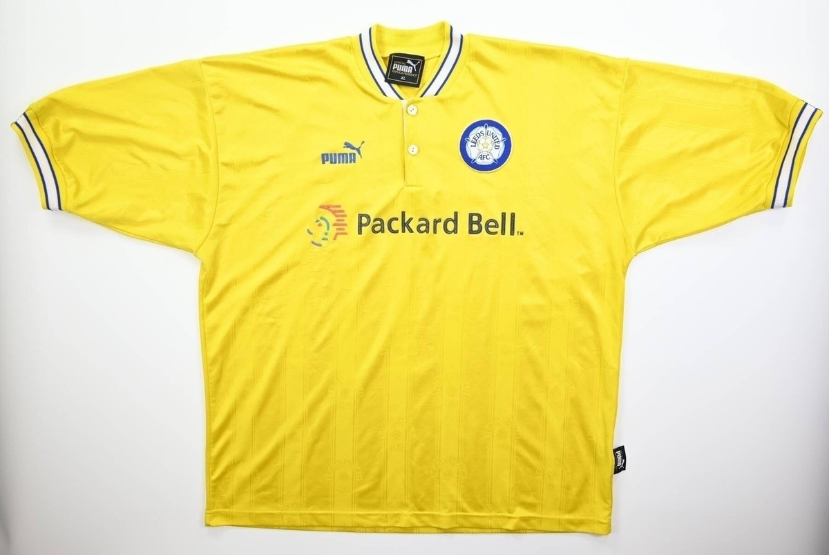 PUMA 1996-1999 LEEDS UNITED shirt △51 LEEDS UNITED 1996 1999 AWAY FOOTBALL SHIRT PUMA JERSEY SIZE