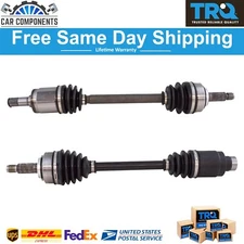 TRQ Front CV Axle Shaft Assembly Driver Passenger Set For 2007-2008 Honda FIT