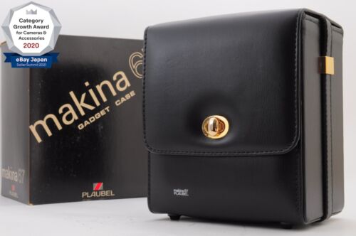 **TOP MINT in BOX** Plaubel Makina 67 Gadget Case Hard Leather w/ Strap From JPN - Picture 1 of 11