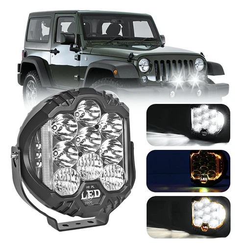 5inch LED Work Light For Pods Spot Flood Combo Offroad Driving Fog Lamp - Picture 1 of 8