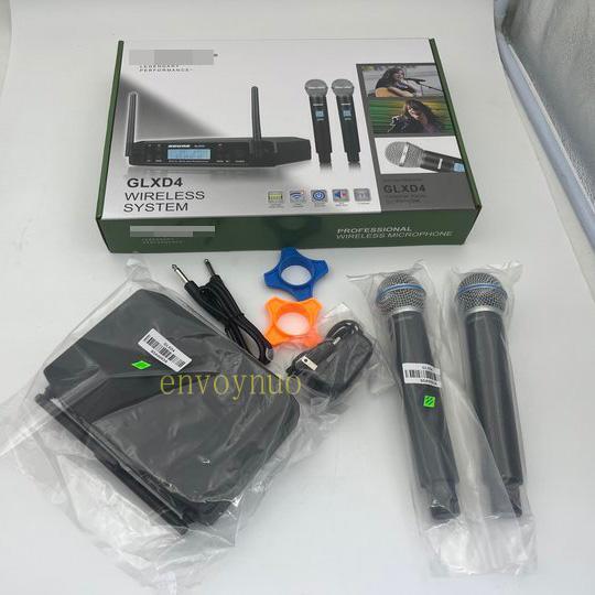Shure GLXD4+BETA58A UHF 640-690MHz Professional Microphone Shure GLXD4+BETA58A UHF 640-690MHz Professional Microphone