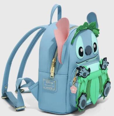 Loungefly Stitch Disney Hawaii Luau Hula Mini Backpack Purse ~ New