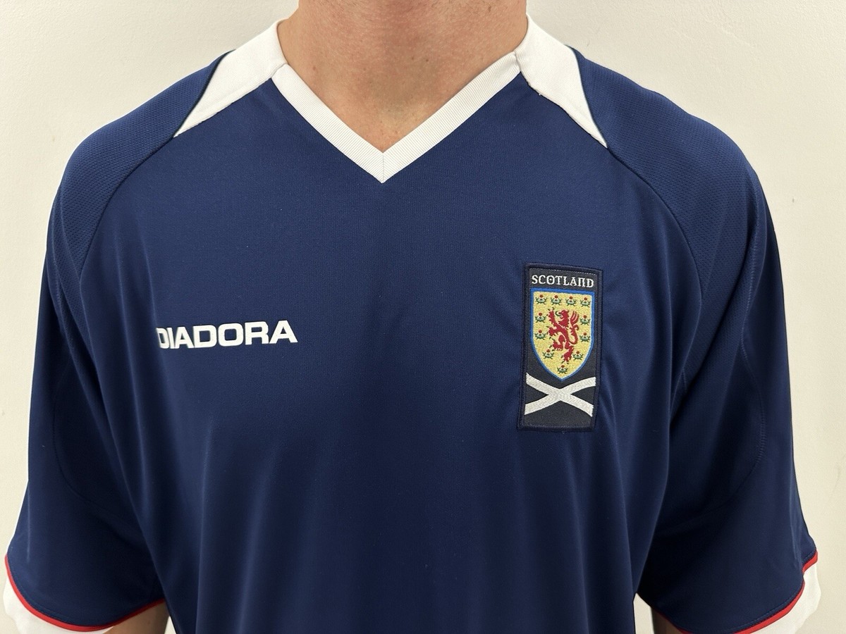 Vintage National Scotland 2008 2009 2010 Home Jersey Shirt Soccer