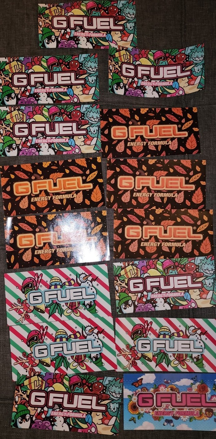 GFUEL Sticker Bundle Lot Of 15 Stickers ( Old Rare & New ) eBay