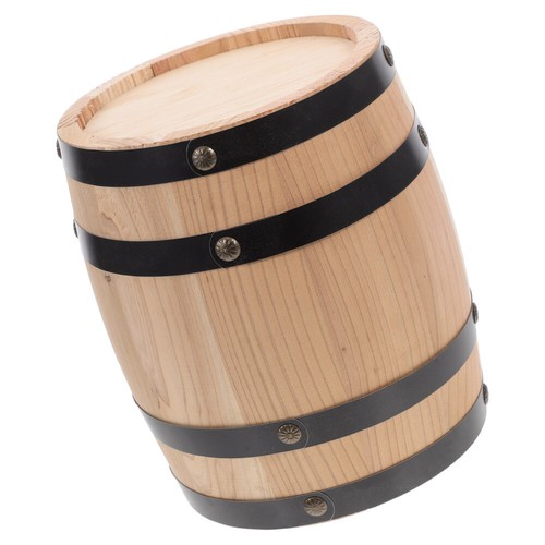 Adorno de barril de madera adorno de barril de vino whisky barril de madera decoración vino - Imagen 9 de 12