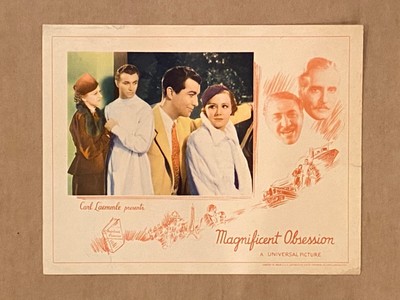 MAGNIFICENT OBSESSION  35 IRENE DUNNE ROBERT TAYLOR ARE IN LOVE LC