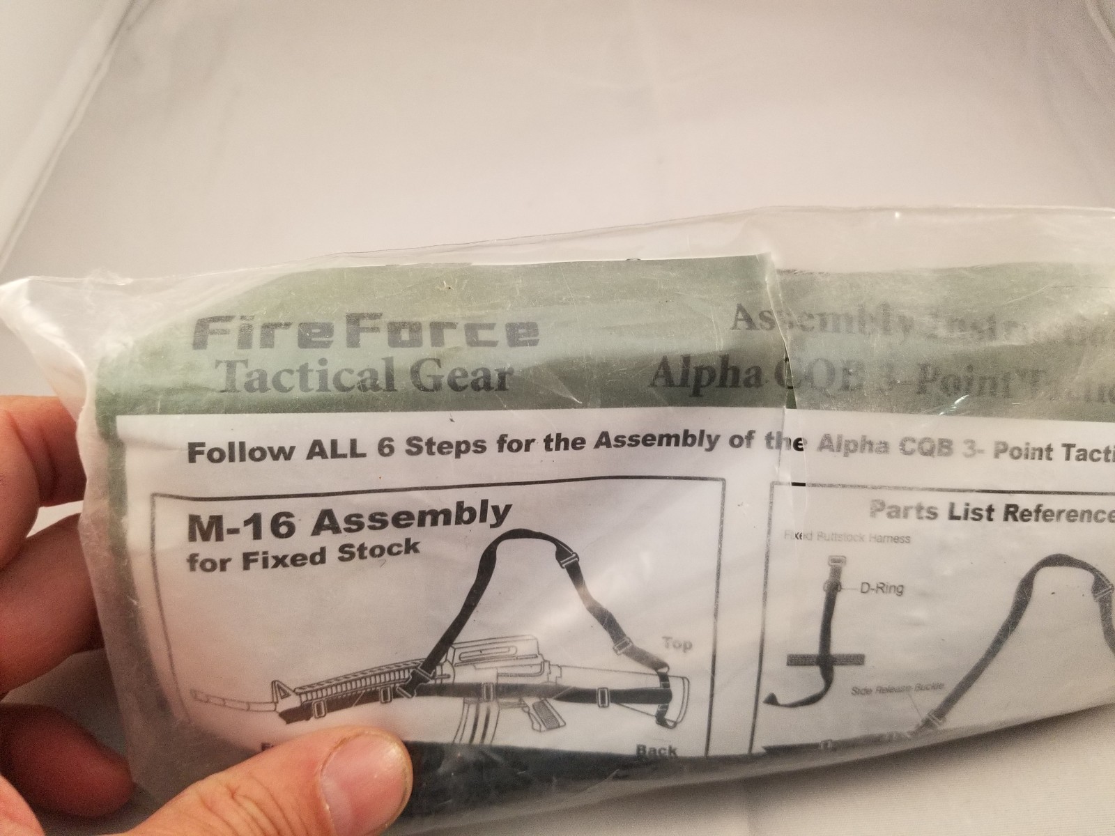 Alpha CQB 3Point Tactical Sling Fire Force Gear New in Original