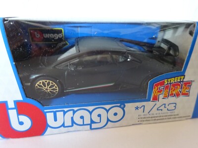 Lamborghini Huracan Performante matt-schwarz Modelauto ca.11cm Freilauf 1:43