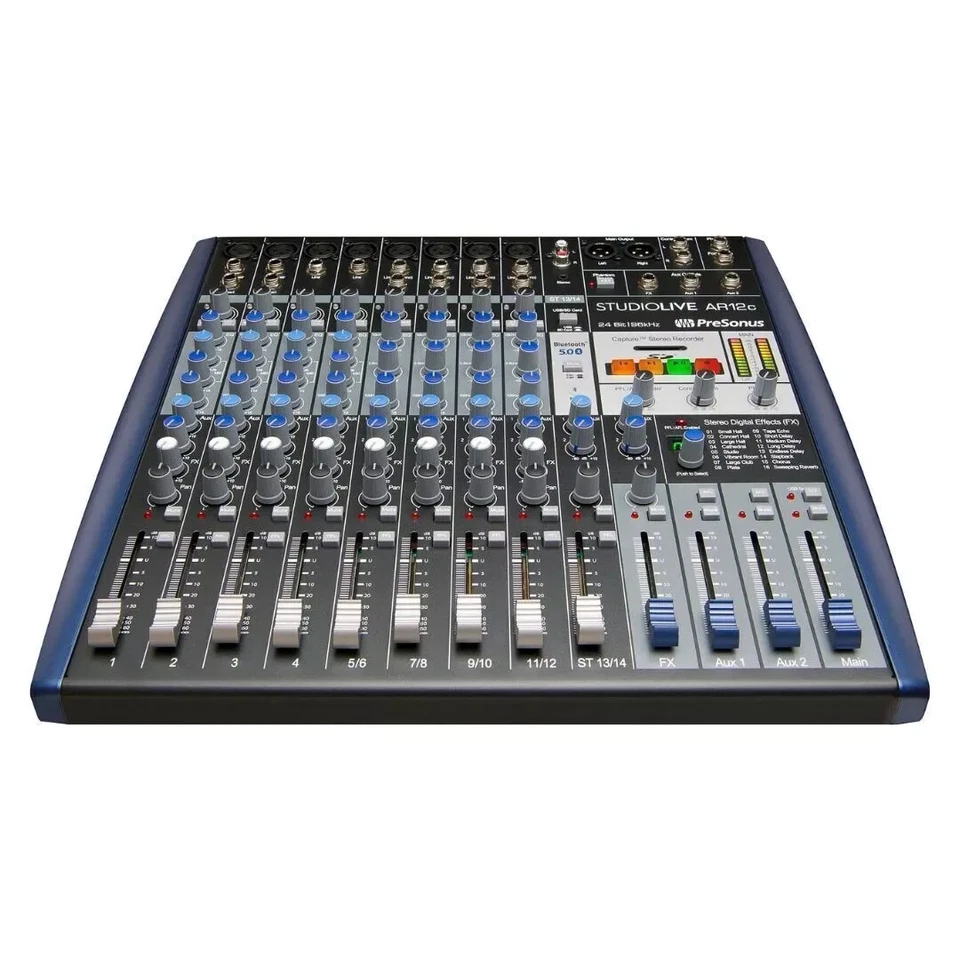 PreSonus StudioLive AR12c 12-channel USB-C™ Compatible Audio Interface/Mixer - Image 2 of 4