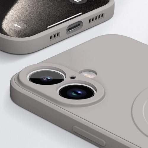 Coque silicone magnétique Magsafe pour iPhone 17 16 15 14 Pro Max 13 12 11 Cover - Zdjęcie 7 z 26
