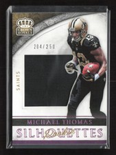 2016 Panini Crown Royale Jumbo Rookie Silhouettes Jerseys Pink #2 Michael Thomas