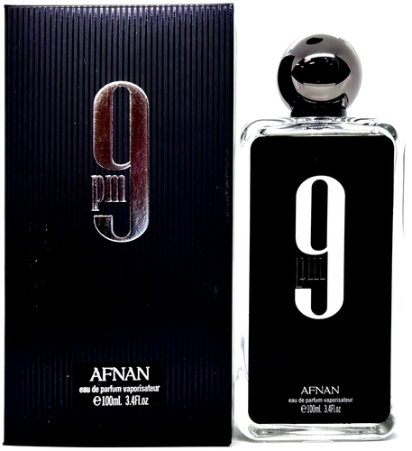 AFNAN 9 PM EAU DE PARFUM SPRAY FOR MEN 3.4 Oz  100 ml BRAND NEW ITEM