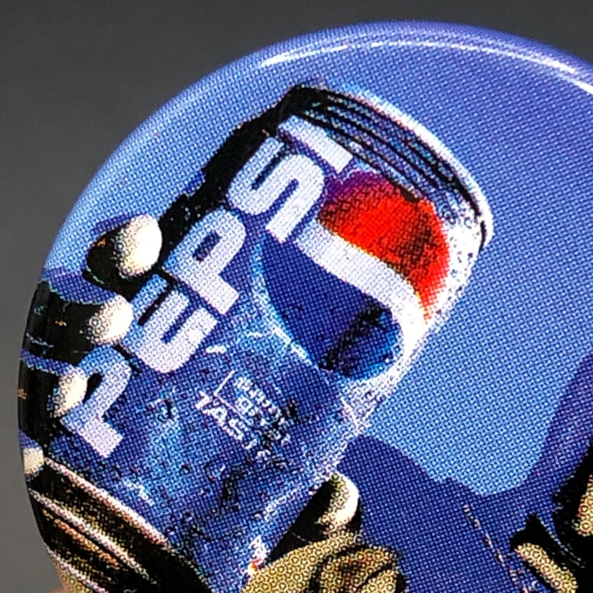 PEPSI Vintage Can Badge PinBack Button PEPSIMAN Japan vintage A448
