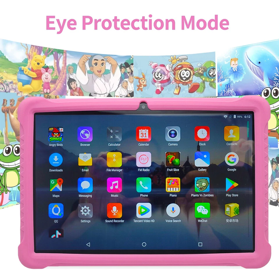10.1 inch Kids Tablet Android Tablet for Kids 32GB Bluetooth WiFi Dual Camera US - Image 4 of 4