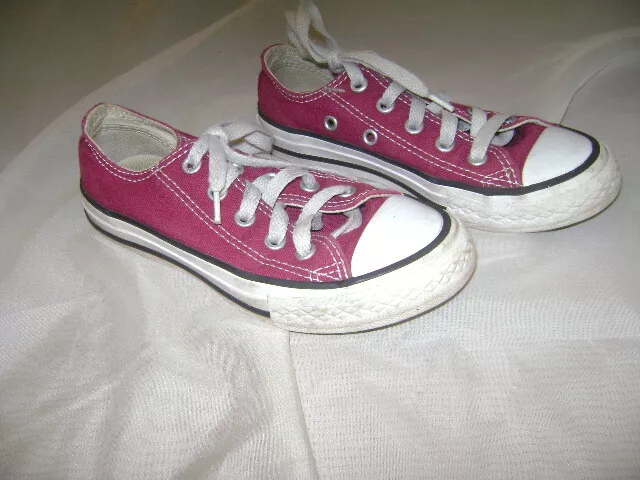 ZAPATILLAS CONVERSE ALL STAR NI OS NI OS NI OS NI AS TALLA 12 ROJAS NEGRAS BLANCAS