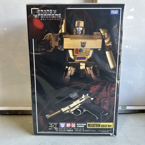 Takara Tomy Transformers Masterpiece Gold Megatron 12 in Action Figure - MP-05G