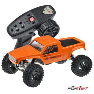 NEW Furitek Cayman PRO V2 4x4 1/18 Premium RC Crawler with TX/RX Orange