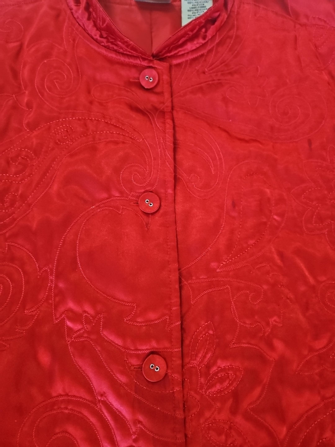 Classic Elements Womens Light Jacket Red Size XL … - image 8